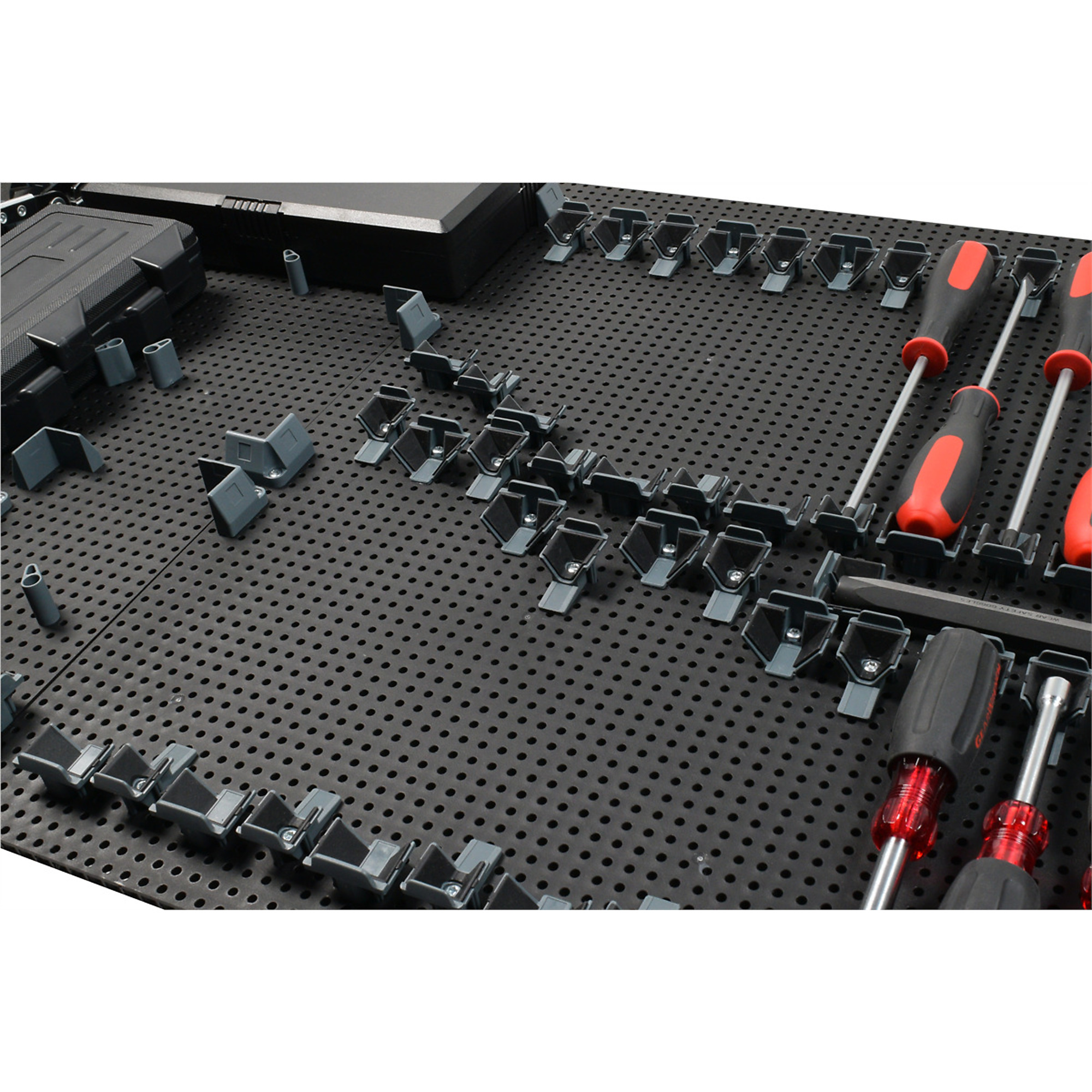 Toolgrid Pliers Hand Tools Kit — Organizes 25 Screwdrivers, 12 Pliers, Model# TGR86008